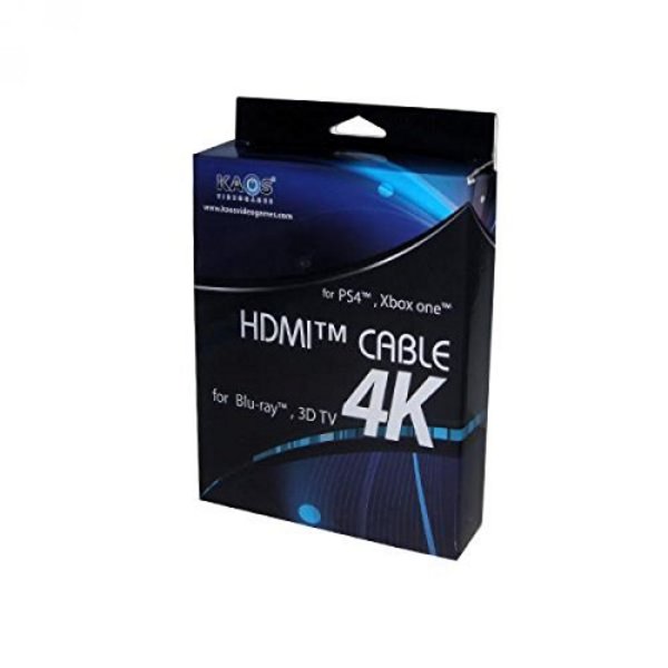 CABLE HDMI 4K KAOS PS4-XBOXONE-BLU-RAY-3D TV